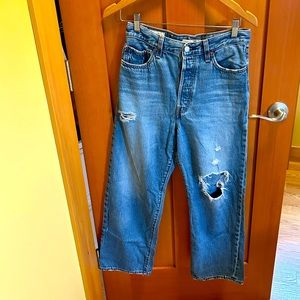 Levis Ribcage Straight Ankle